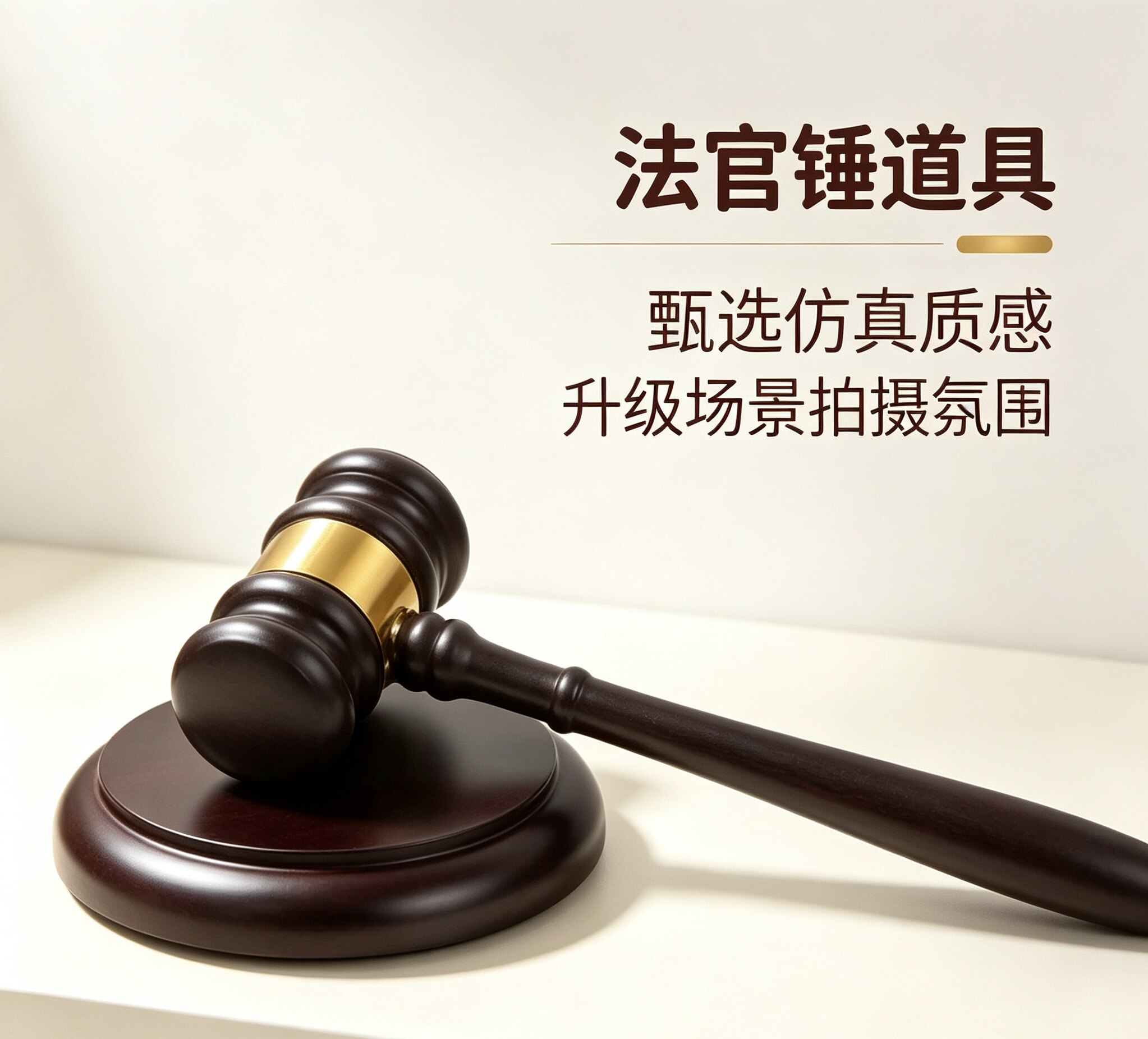 法官锤拍卖会专用法官锤子实木锤儿童抓周玩具锤