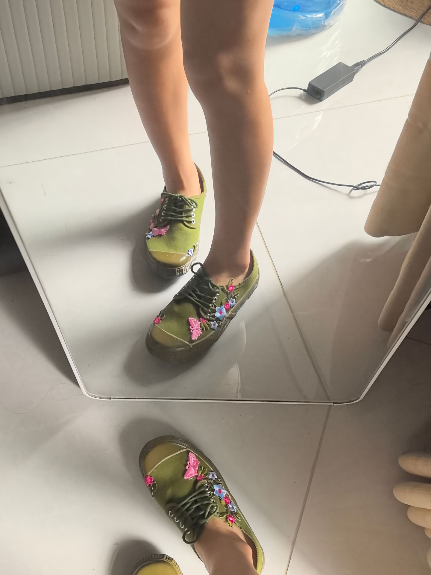 刺绣解放鞋农田耐磨防滑低帮工作户外手工diy劳保鞋胶鞋劳动