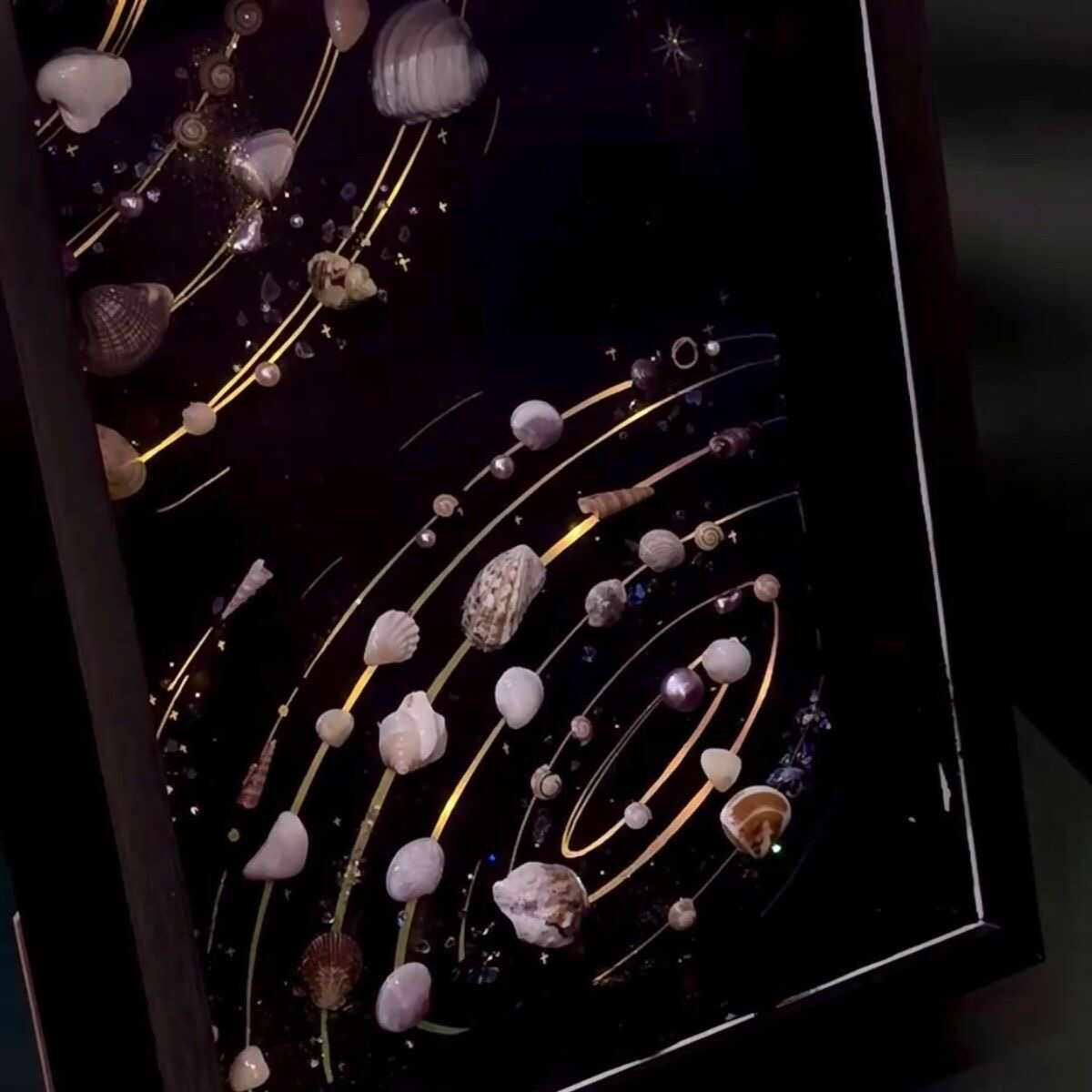 星空贝壳相框星球diy材料包手工制作送男生女生礼物卧室网红摆件