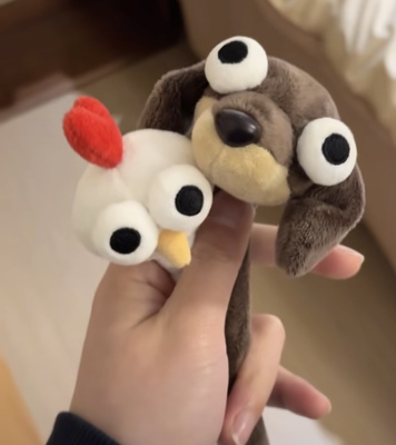 腊肠狗邪恶长脖子动物可爱挂件挂饰玩偶毛绒玩具生日礼物装饰玩偶