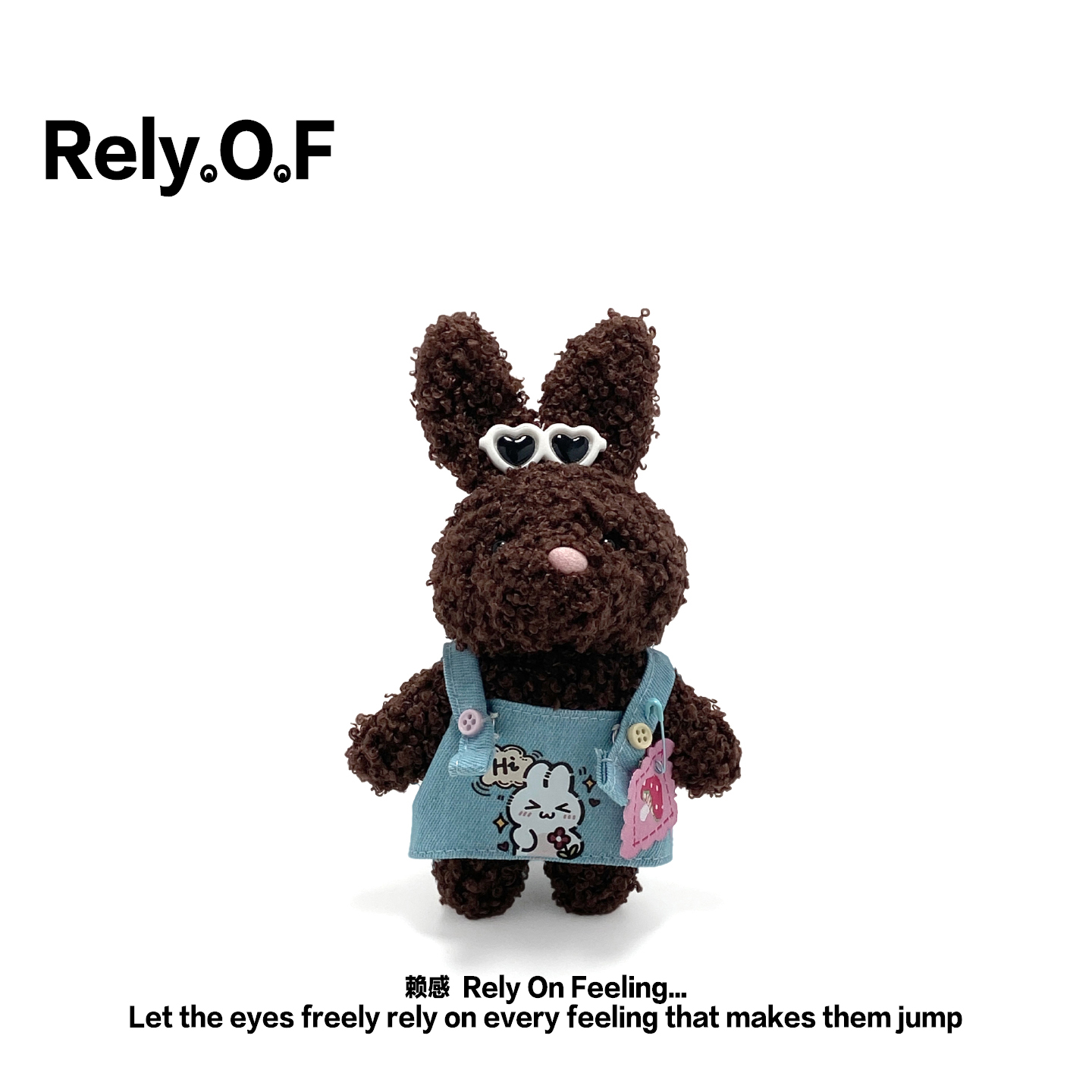 Rely.O.F花仔咖兔小众丑萌包挂