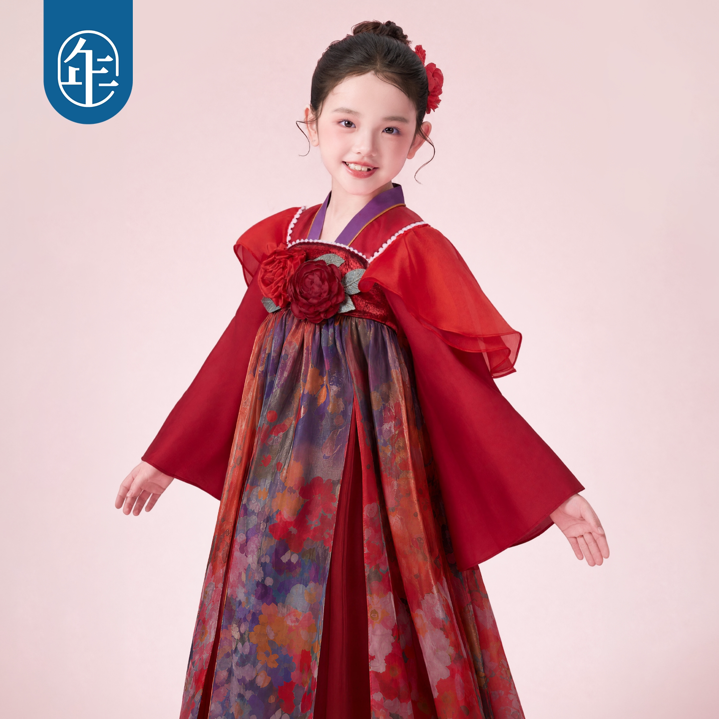 年衣女童汉服礼服大摆连衣裙