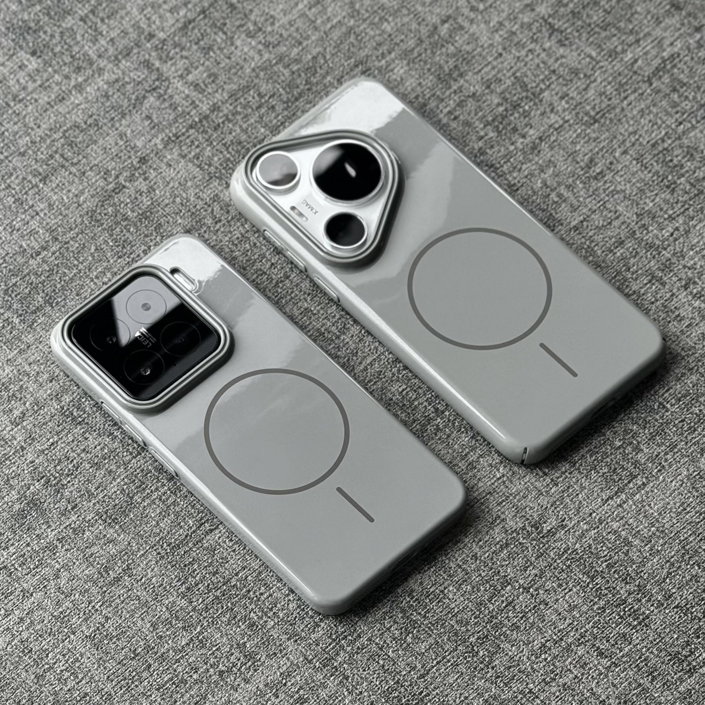 官网同款光亮面闪粉Beats细圈磁吸适用小米15手机壳钛灰14华为mate70/60pro+苹果16ProMax硬15plus薄13/12新
