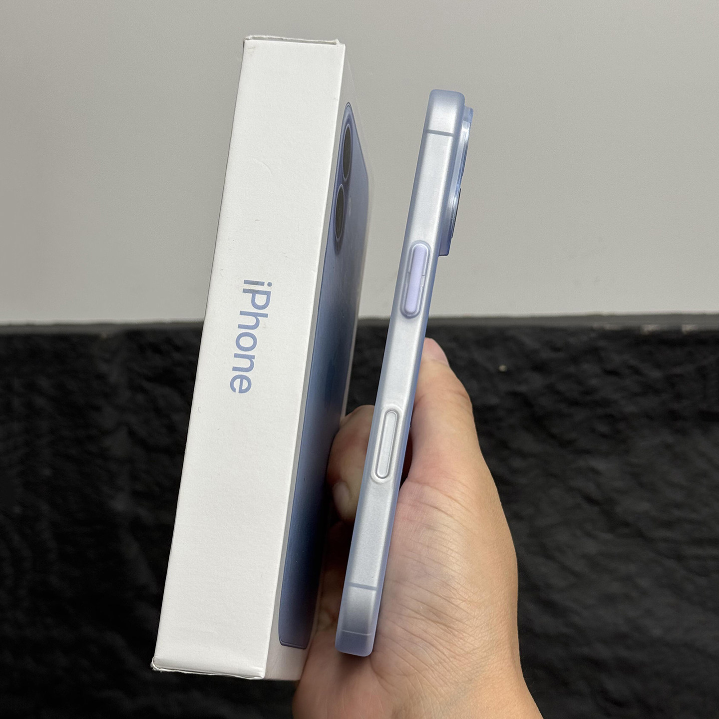 冰川蓝苹果18Promax手机壳适用iPhone17Pro超极薄磨砂tpu透明16/5plus全包14潮13/12mini裸机感Air硅胶保护套