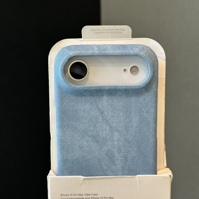 港风复古牛仔纹布料防滑适用苹果Air手机壳iPhone17promax半包硬16/15plus个性14/13潮男女12大孔散热pro小众
