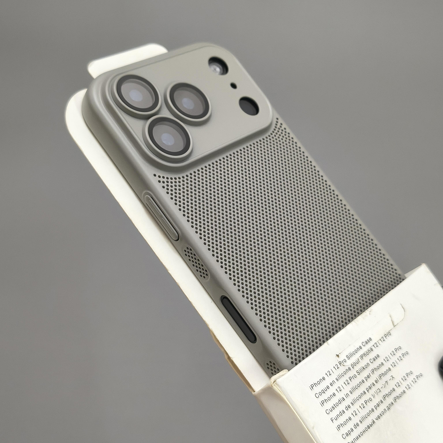 钛灰蜂窝网孔散热膜一体带镜头膜