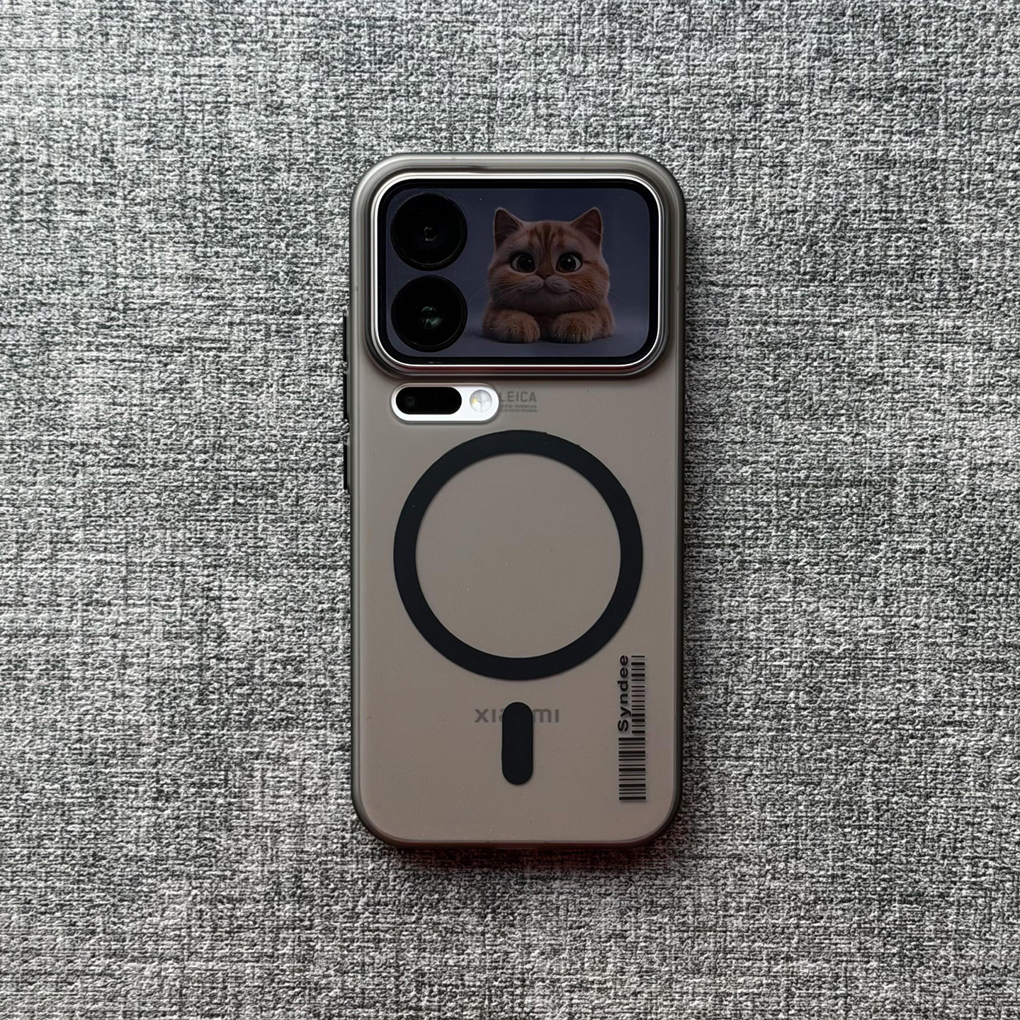 【真不挡广角】小米17promax手机壳冰雾柔砂磁吸小米17Pro磁吸充电字母条形码金属按键高级感十七亚克力超薄+