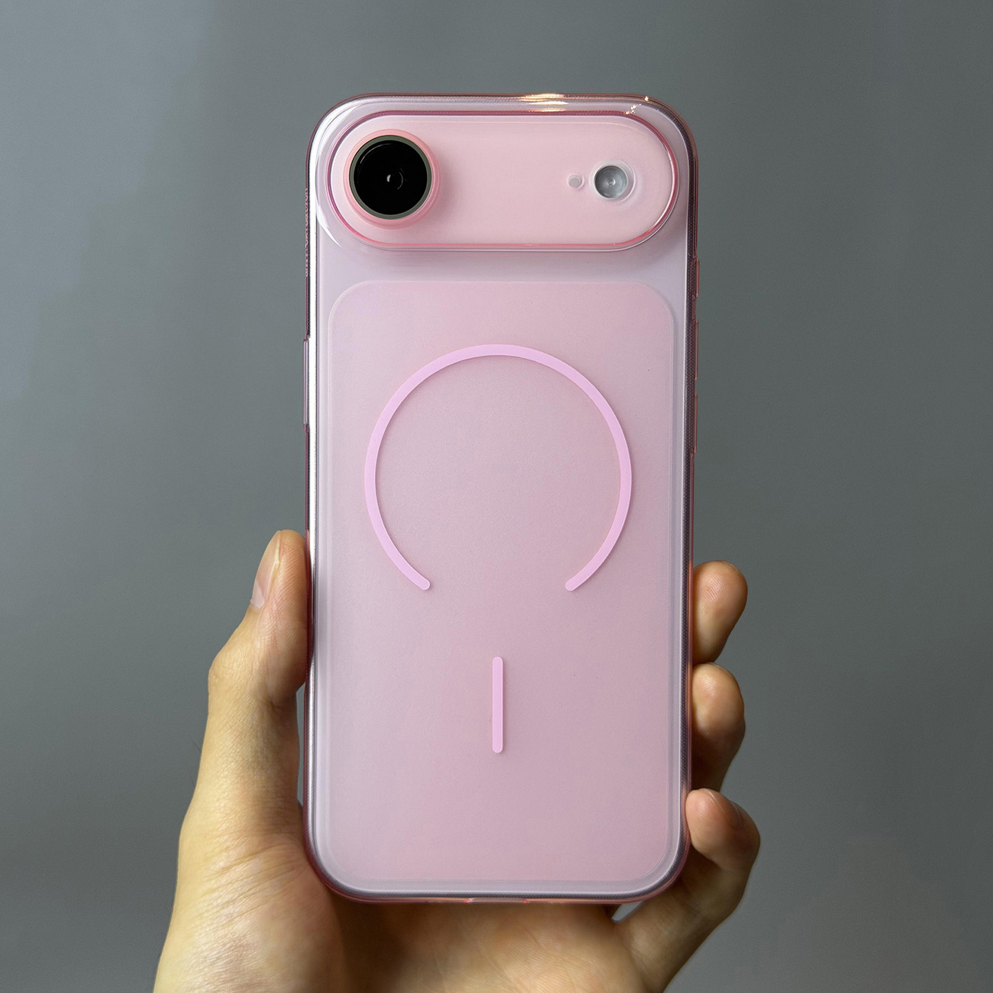 【Air超窄边天花板】浅粉裸机感极薄硅胶全包磨砂冰雾适用苹果Air手机壳17promax新iPhone16/15plus透明1432+