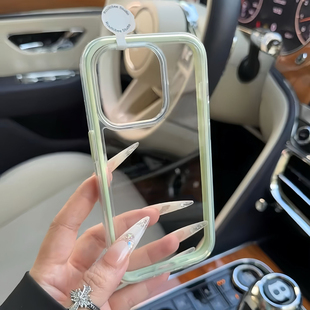 小清新多巴胺透明边框二合一适用小米15sPro手机壳Civi4pro红米K80至尊版k70/60软Note12/14pro+硅胶turbo3新