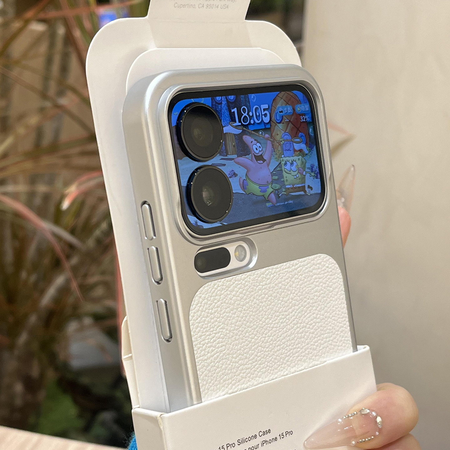 干净白秒变17荔枝皮纹相机磁吸