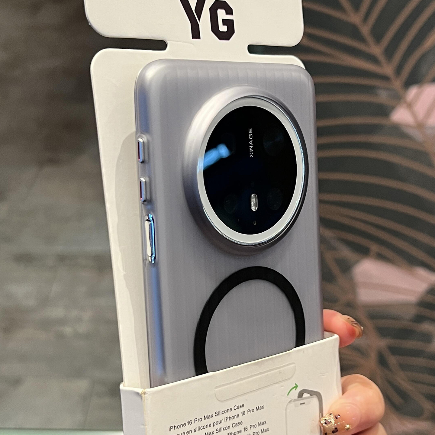 瓦楞光栅冰雾磨砂黑磁吸适用华为mate8pro/手机壳pura70/60文艺50薄Magic8/76pro荣耀400亚克力nova143好看12