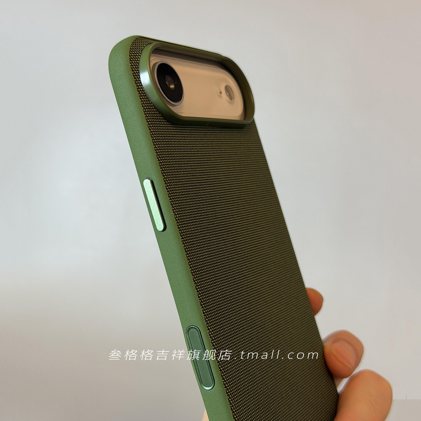 官网同款科技织物布料纹苹果Air手机壳磁吸适用iPhone17promax防滑指纹16/15plus商务奢华14/13高级12pro金属
