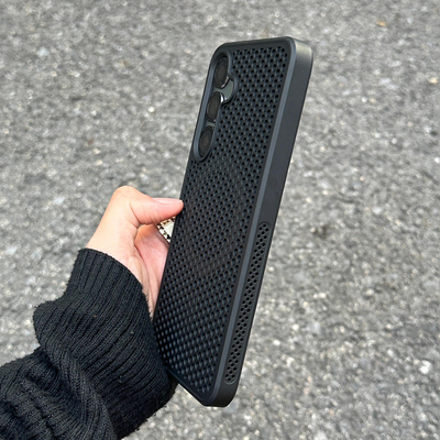 夏日散热蜂窝网孔镂空磁吸适用