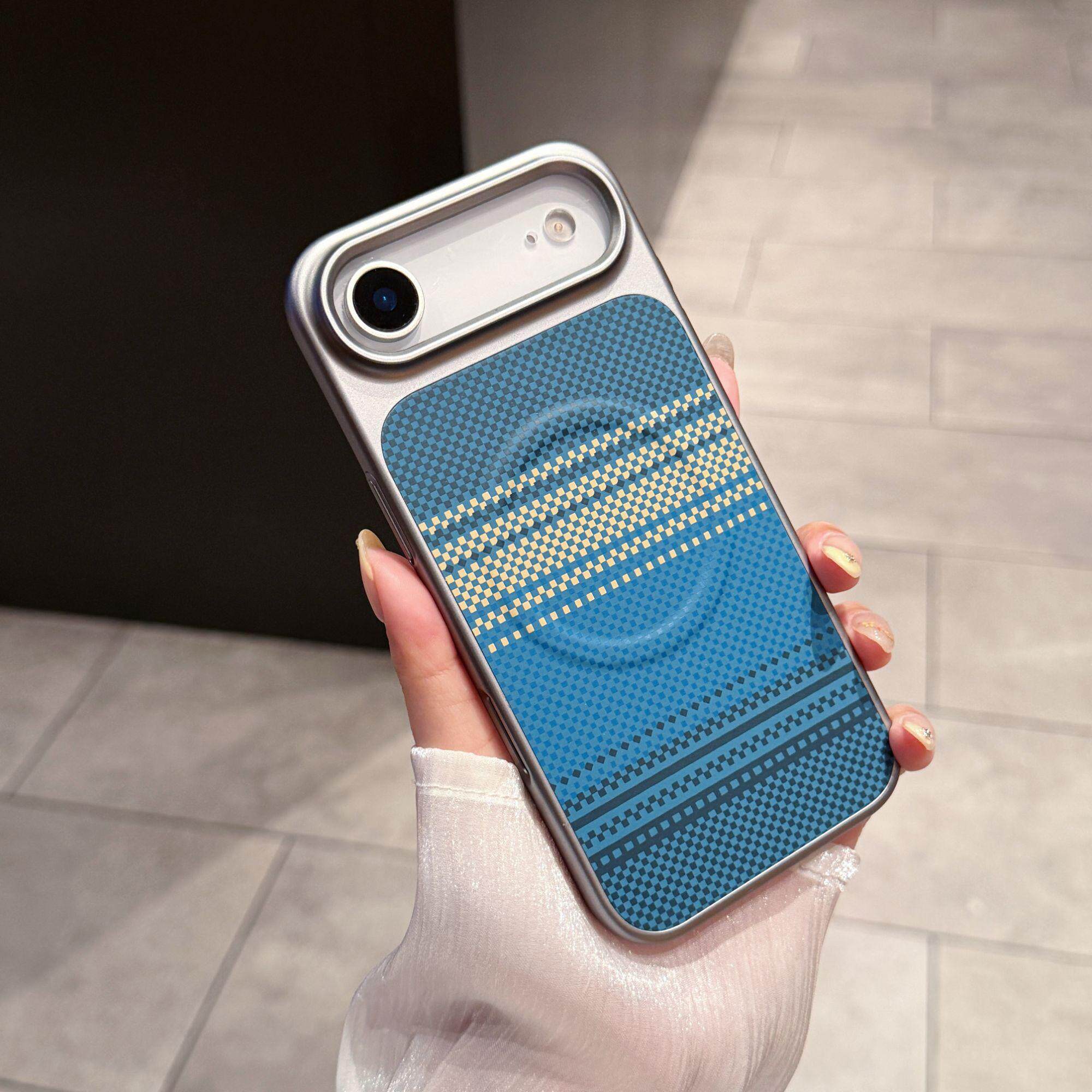 凯夫拉纹秒变17磁吸适用苹果Air手机壳iPhone17promax钛金属漆16Pro新小米17ultra硬15pro黑灰轻奢电镀保护套