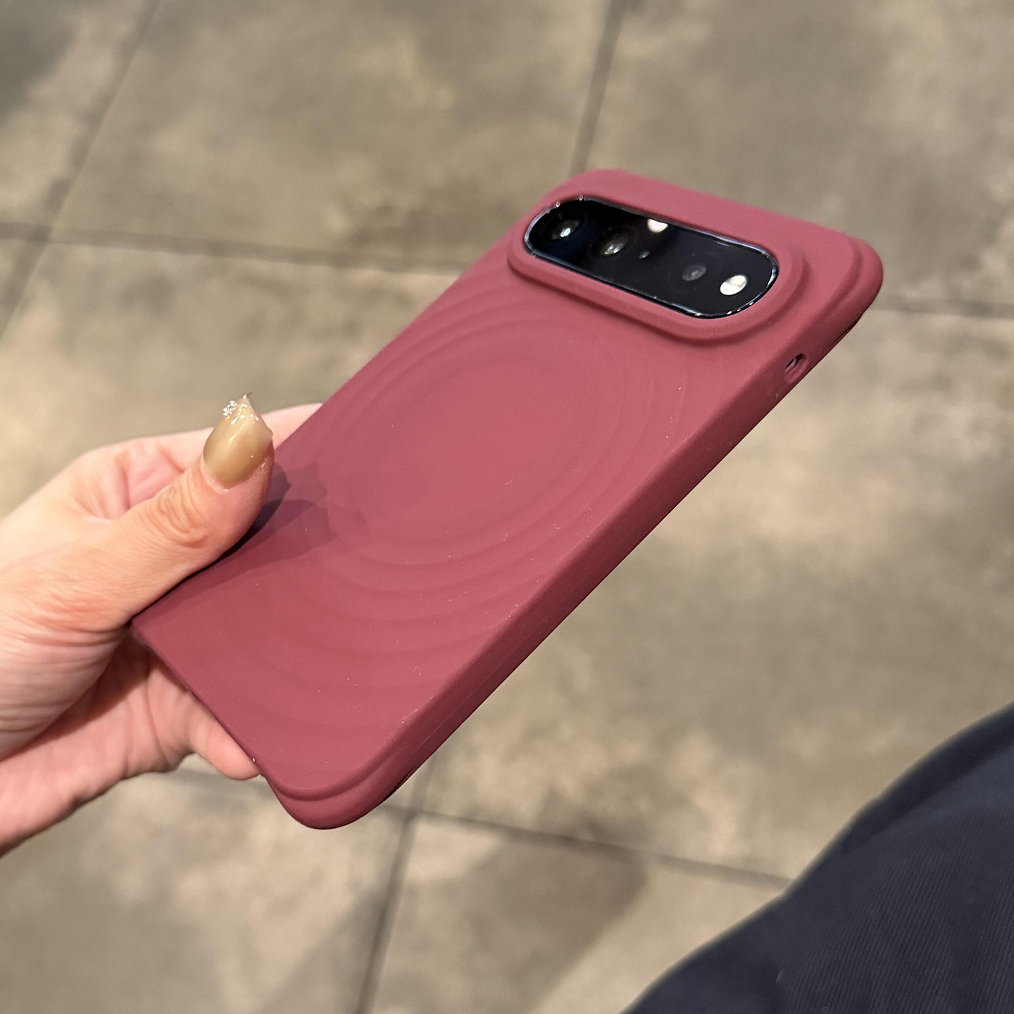 跃影红华强北顶版官网case纯色波漾波浪纹华为puraxview适用液态硅胶mate90promax手机壳80磁吸70不黄小米18