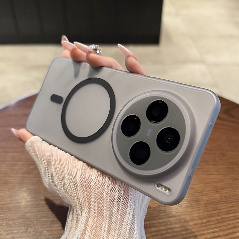 全包镜头冰雾磨砂肤感磁吸充电