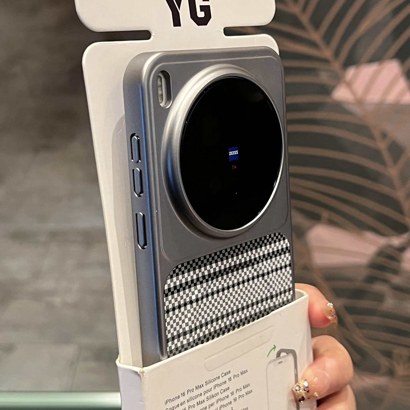 凯夫拉纹秒变17钛金属灰色磁吸适用vivoX300手机壳OPPOFindx9Pro小米17/K90华为mate80荣耀Magic8一加iQOO15+