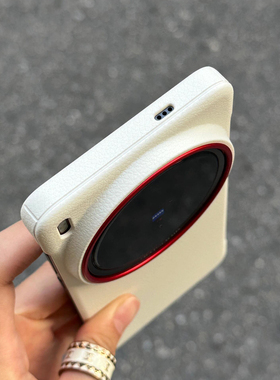 高级轻奢荔枝纹丹红无边框适用vivoX200Ultra适用OPPOFindx8手机壳s+磁吸X200promini奢华iQOO13一加13T/Ace5