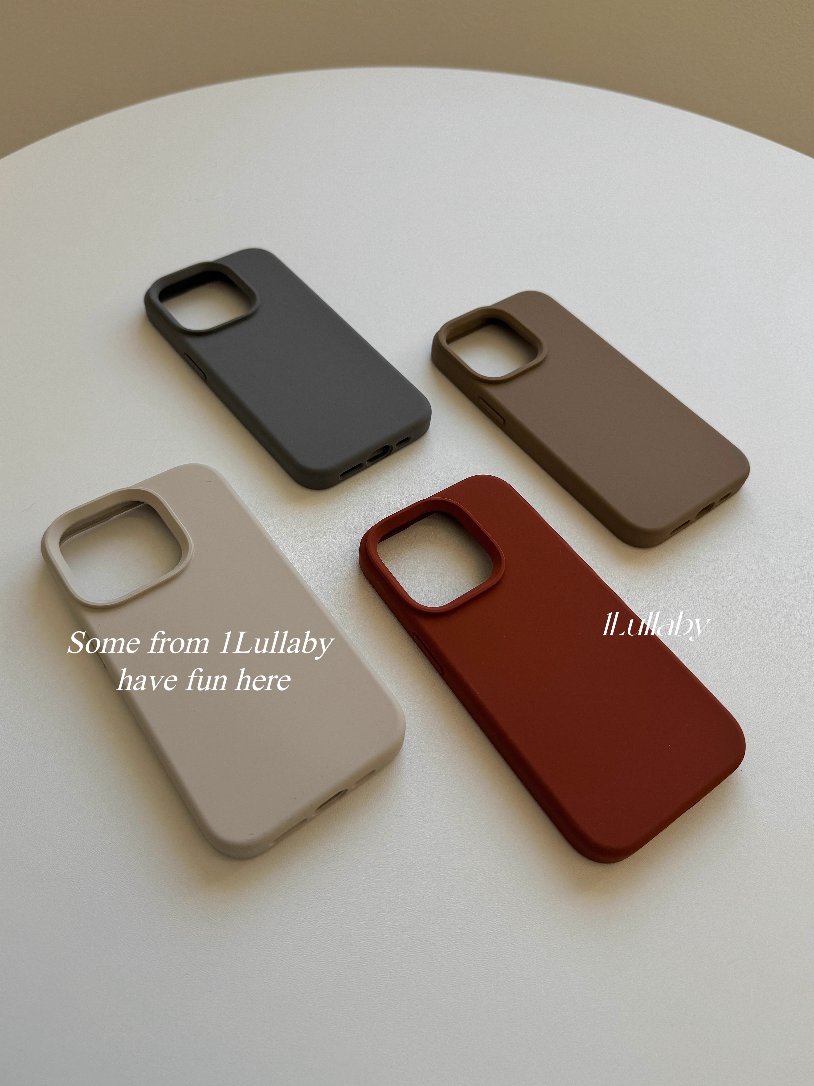 秋冬美拉德新色ins风真液态硅胶