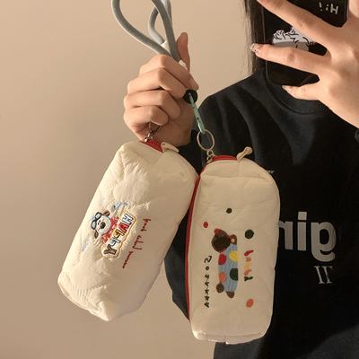 2025年新款柔软手提可爱小狗笔袋