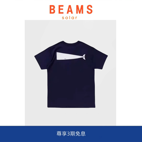 【现货】SOLAR BEAMS DCDT日系经典短袖鲸鱼余文乐圆领短袖T恤