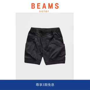 【现货】SOLAR BEAMS日系机能拼接工装大口袋短裤五分裤宽松
