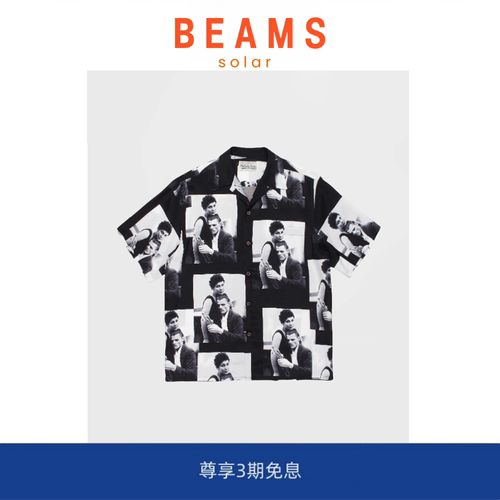 【现货】SOLAR BEAMS CHET BAKER爵士乐夏威夷短袖衬衫男