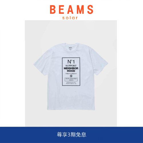【现货】SOLAR BEAMS NH.TEE SS-15天竺棉印花男女情侣短袖T恤
