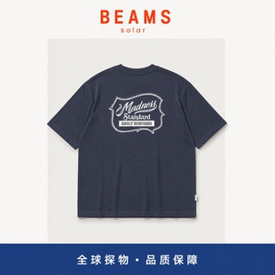 【SOLAR BEAMS】MADNESS PRINT TEE 机车风字母印花T恤余文乐短袖