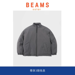 【现货】SOLAR BEAMS余文乐同款超轻户外防风保暖拉链棉服外套男