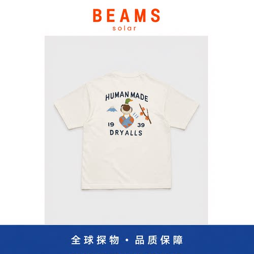 【SOLAR BEAMS】潮牌鸭子爱心短袖圆领T恤宽松休闲半袖男女潮流