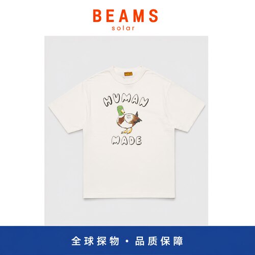 【SOLAR BEAMS】GRAPHIC T-SHIRT日产经典鸭子印花竹节棉短袖T恤