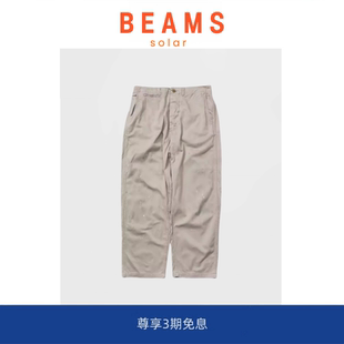 现货 余文乐工装 SOLAR 日产水洗做旧泼墨脏脏裤 休闲长裤 BEAMS