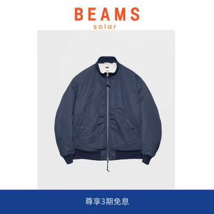 【现货】SOLAR BEAMS新配色 Insulation Varsity夹棉立领飞行夹克