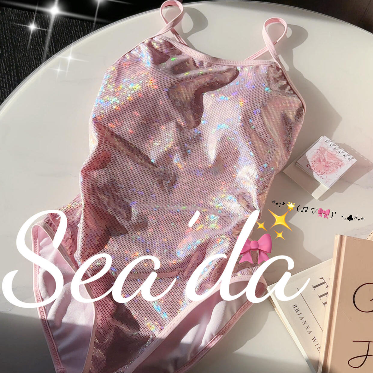 Sea’da【樱花璀璨】2025新款竞速专业泳衣游泳池专用连体泳衣女