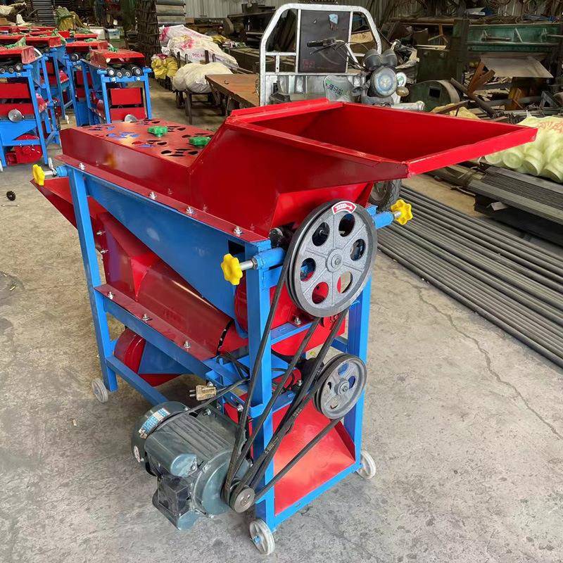 玉米剥皮脱粒一体机 棒子扒皮脱粒机 家用电动脱皮剥粒机