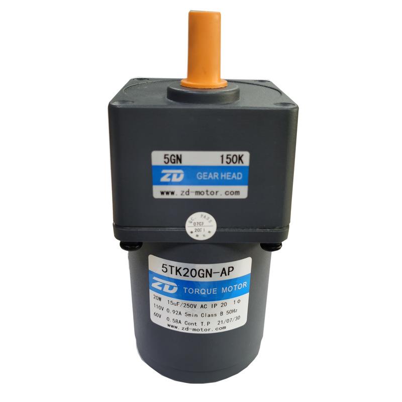 ZD力德纺织机械力矩堵转电机5T20GN-AP橡胶机械/收卷料马达