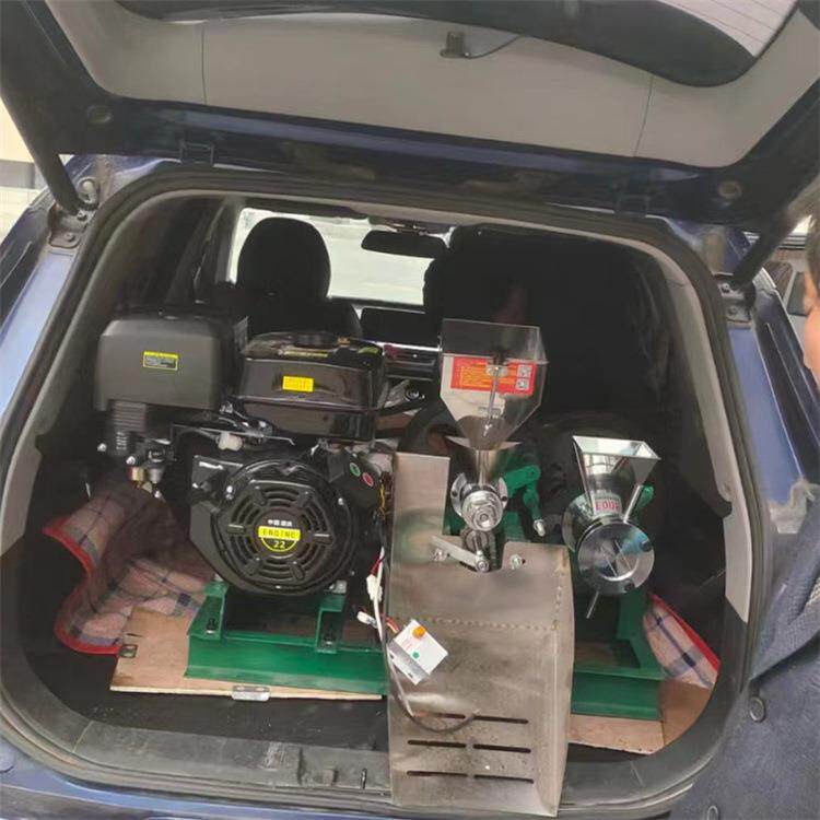 菏泽双机头米面组合食品膨化机 兼职用汽油爆米花机新手专用