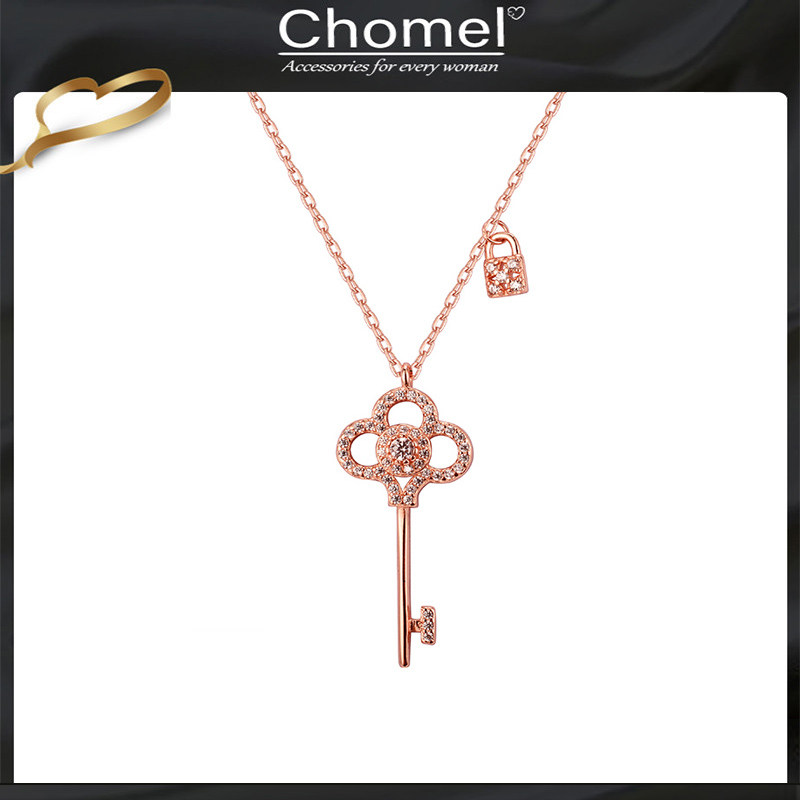 Singapore chomel Necklace Sterling Silver Light extravagance A small minority Sense of design Necklace 2022 new pattern Clavicle chain 5555in the Accessories/Fashion Jewelry, Necklace  category - from Buy2taobao.com to provide professional Taobao agent buy service