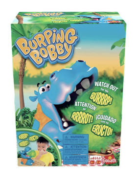 美国Burping Bobby打嗝鲍比喂食河马多人游戏亲子互动桌游礼物