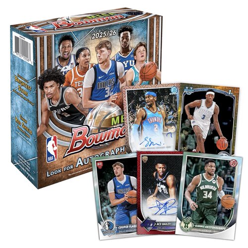 25-26 Topps NBA Bowman 系列 球星卡 寻找弗拉格 VJ AJ迪巴萨