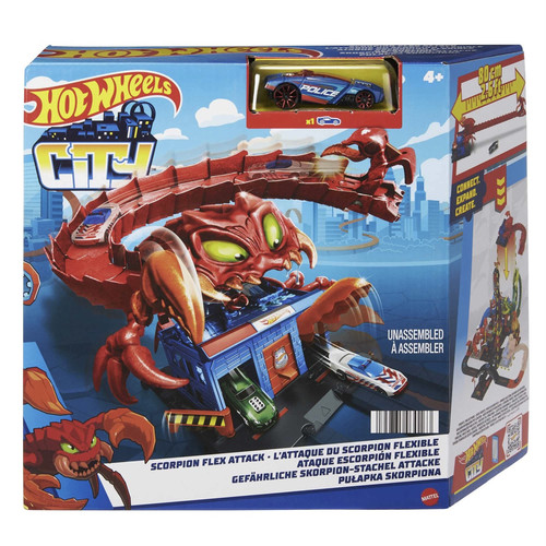 美国HotWheels风火轮红蝎子轨道