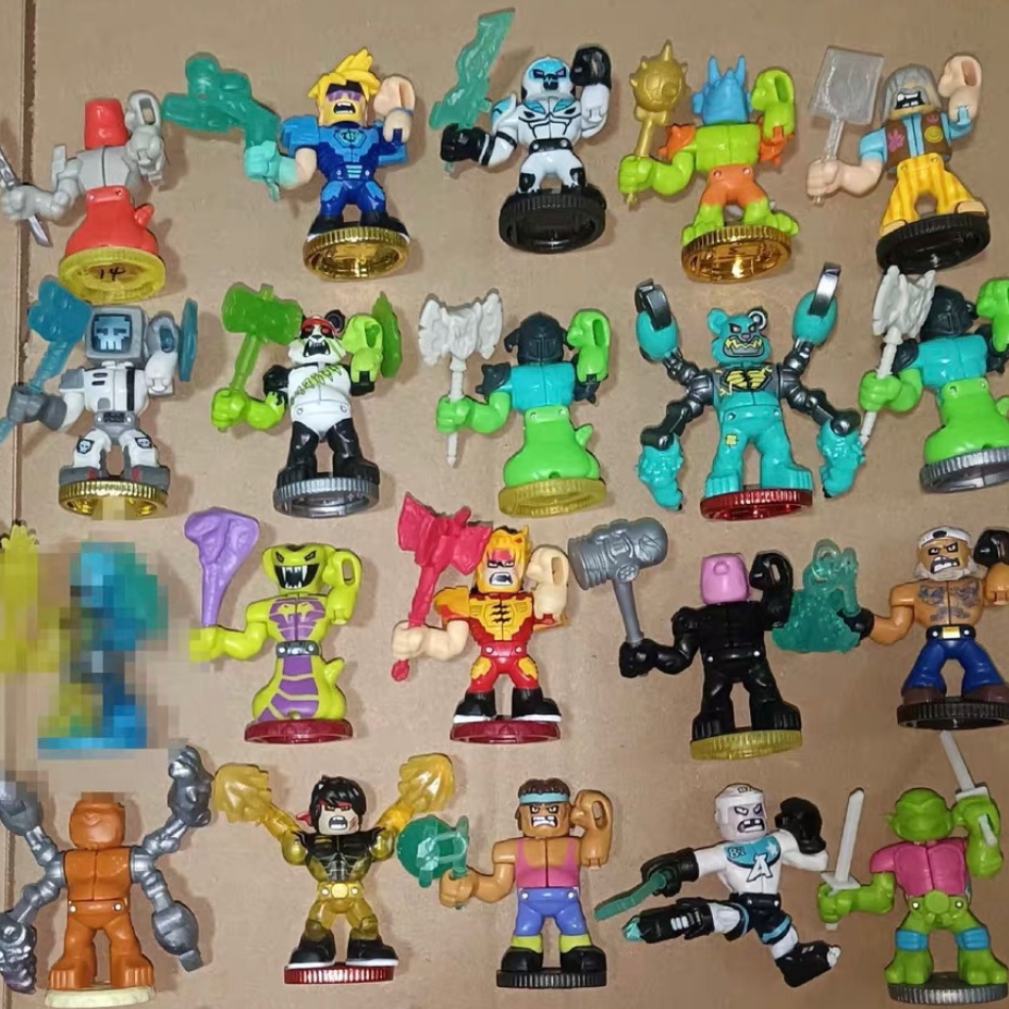 正版Akedo街机战士终极竞技场变形英雄公仔勋章对战儿童男孩玩具