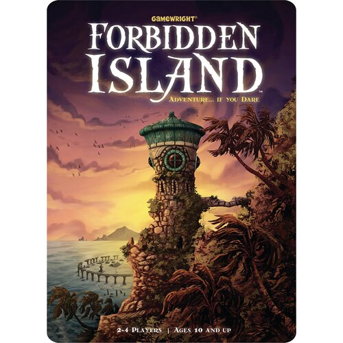 美国正版Gamewright Forbidden Island 禁闭岛桌游策略冒险合作