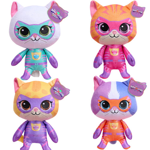 美国代购Disney Jr Just Play SuperKitties超级小猫战队毛绒玩具