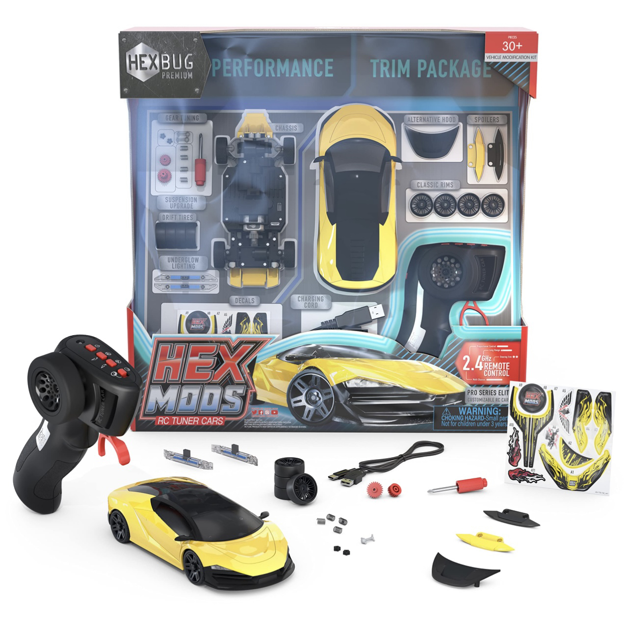 赫宝HEX MODS专业RC飞车遥控漂移GTR极速改装拼装汽车DIY组装赛车