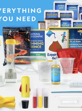 Stunning Science国家地理STEM超级科学惊叹45个化学实验益智玩具