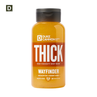 Duke Cannon美国THICK探路者桉树香矿物质温和去角质超浓缩沐浴露