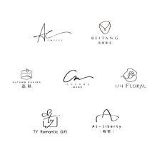 高端logo设计原创商标注册餐饮品牌公司企业VI卡通图标志字体定制