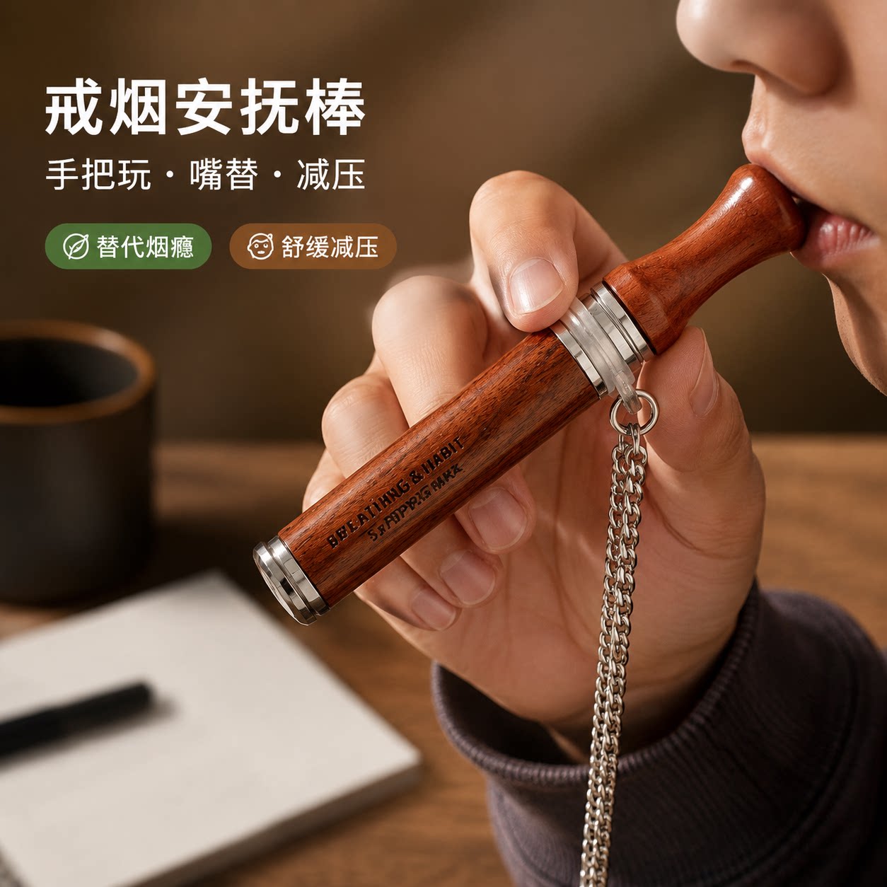 戒烟神器手把玩安抚棒嘴替嘴刁替挂饰/生肖挂饰